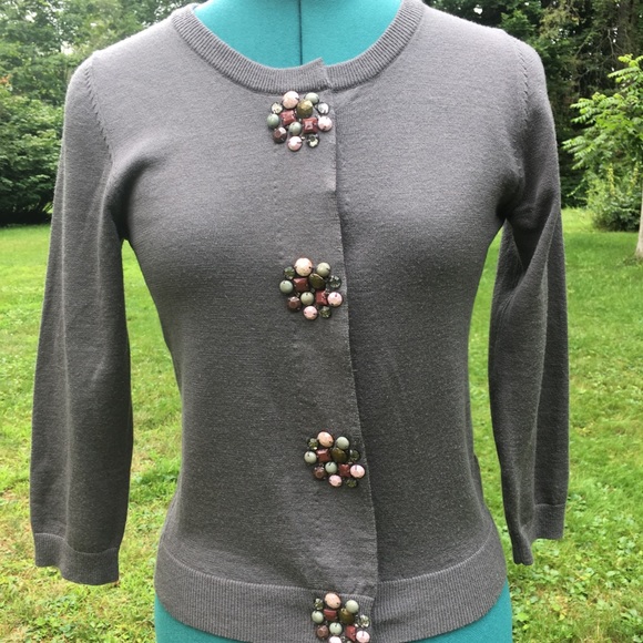 Boden Sweaters - 🌺BODEN Beaded Embellished 3/4 Sleeve Cardigan